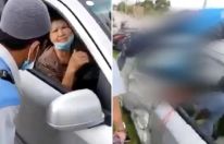 Nữ tài xế chở xác nạn nhân trên nóc xe mà không hề biết