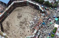 Sập khán đài trường đấu bò tót Colombia, nhiều người thiệt mạng